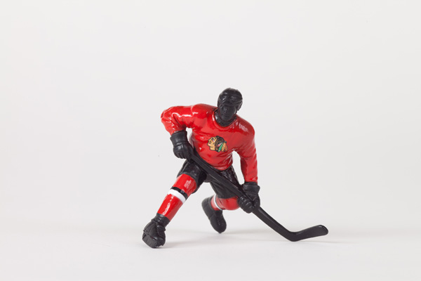 Kaskey Kids NHL Hockey Guys Set - Blackhawks Vs Red Wings, 27 Pieces With Rink