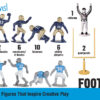 Football Guys: Navy & Gold vs Gray & Blue - Image 9