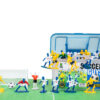 Soccer Guys: Blue & White vs. Yellow & Blue